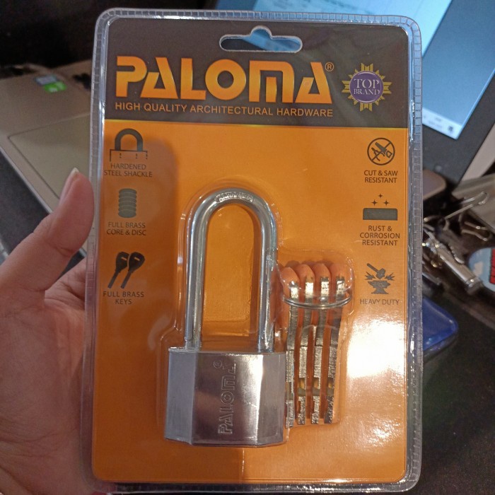Paloma Plp 505, Gembok Kunci P-500 40Mm Long Gembok Pagar