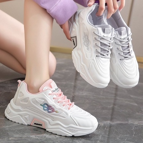 Sepatu Sneakers Wanita Wedges Tali Sepatu Olahraga Fashion Korea Sport Shoes Casual PU Free Box Satu7an SPT-14