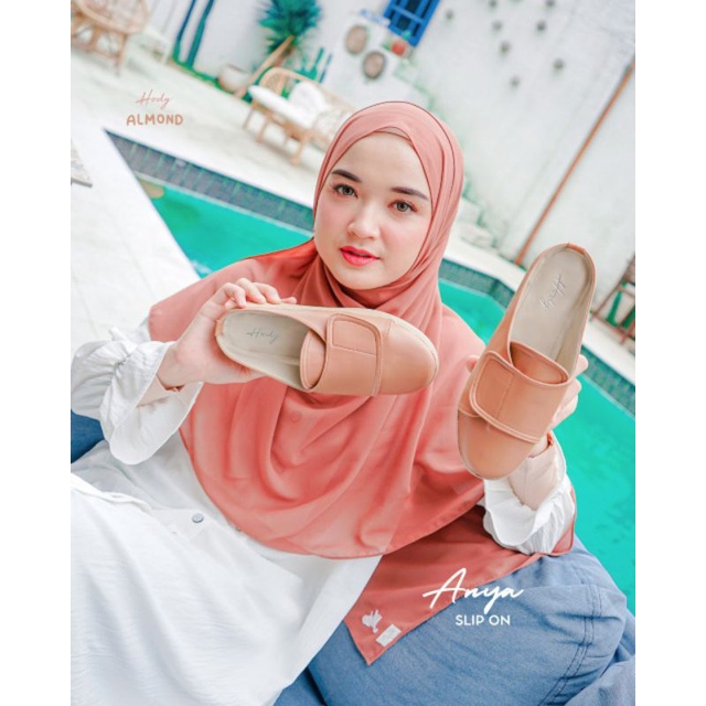 ❤ZYN❤SANDAL ANYA SLIP ON ORI BY HODY SANDAL SLUP SANDAL SEPATU CEWEK