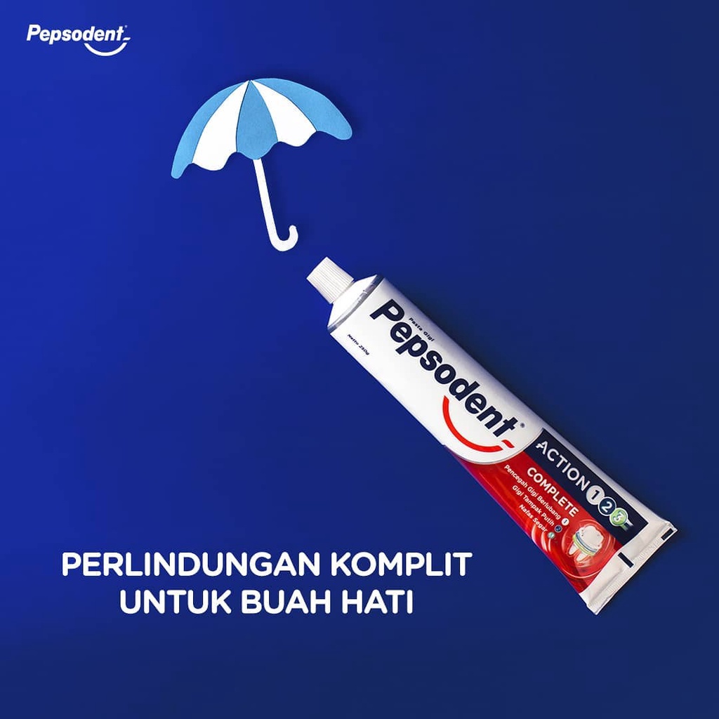 PEPSODENT PASTA GIGI ACTION 123 COMPLETE 75G -NJ