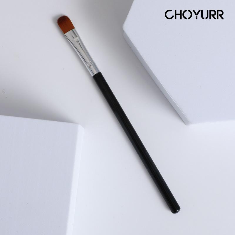 【COD】Eyeshadow Brushes Portable  Universal Eyeliner Berbaring Ulat Sutra Berbaring Kuas Rias Gagang Panjang Pegangan Baik Kuas Rias Pemula Lembut-CH