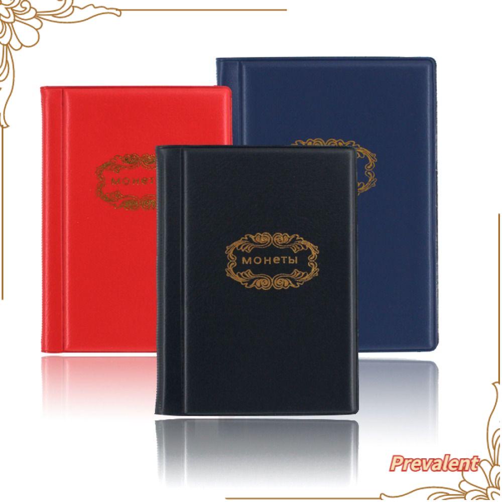Hadiah Buku Koleksi Koin PREVA High Quality Tempat Koin 120saku Uang Buku Tempat Peringatan
