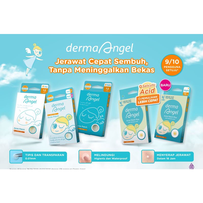 ✦SINAR✦ Derma Angel ( Acne Patch -  Acne Patch Plus - Intensive Gel )