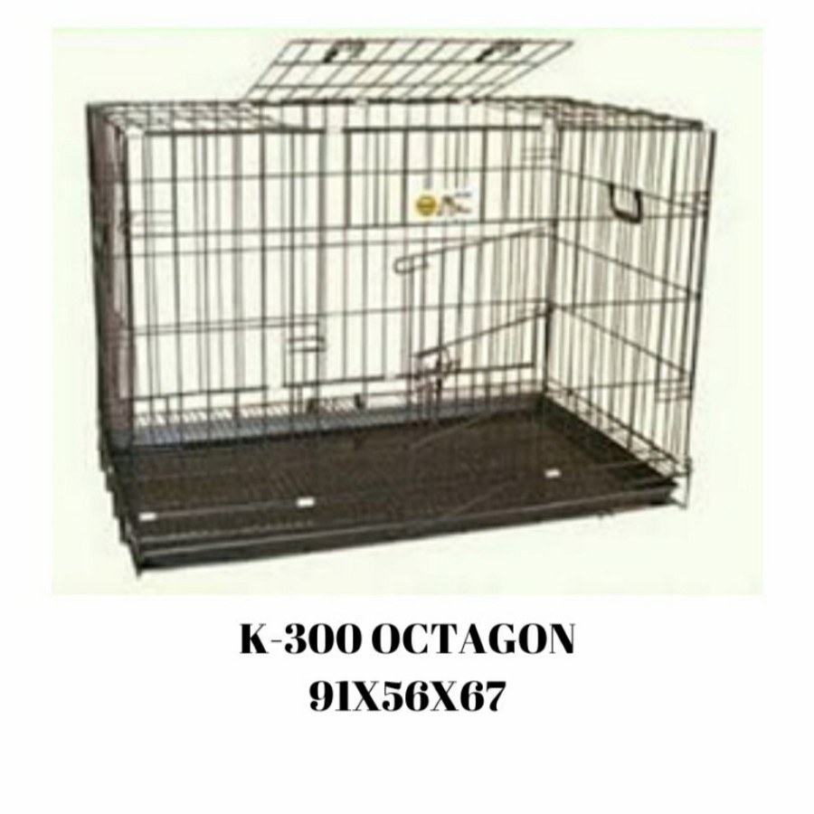 Kandang Anjing 90cmX56cmX67cm Kandang Kucing PetCage Octagon K300 XXL