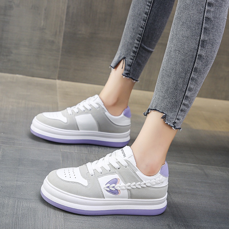 COD Sneakersdaily 1230  Sepatu Sneakers Tali Wanita Premium