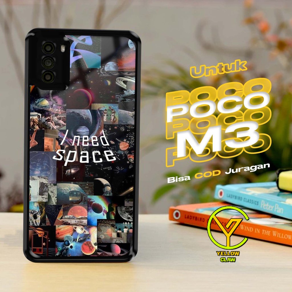 Yellow Claw - CASE POCO M3 - Casing POCO M3 [ Nasa ] Softcase POCO M3 - Case Hp Mewah - Cassing Hp -