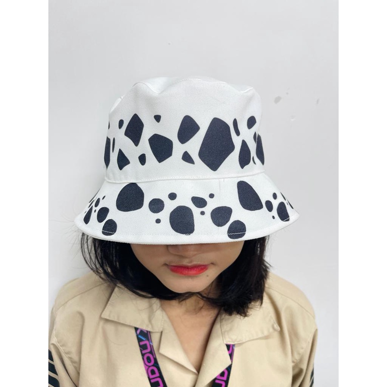 Bucket Hat Trafalgar Law Fullprint Cosplay Anime Manga One Piece Unisex