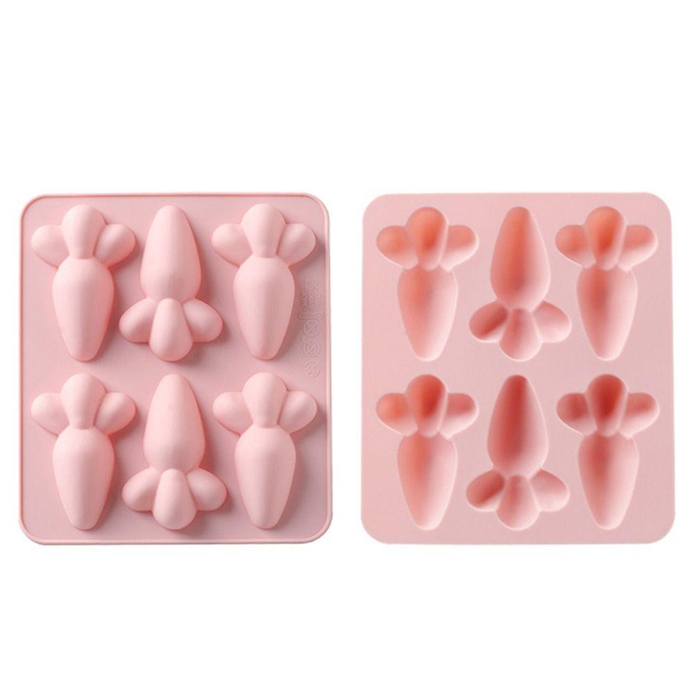 R-FLOWER Easter Silicone Mold DIY Cetakan Sabun Dekorasi Liburan 6rongga