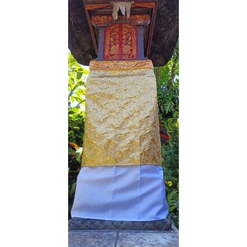 WASTRA SINGAPORE kuning Mas premium/ PENGANGGE MERAJANN/ WASTRA PELINGGIH sudah jadi tinggal dipasan