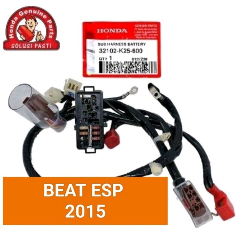 032102-K25-600 KABEL BODY BAGIAN AKI BEAT POP BEAT FI 2015-2016 ORI HONDA