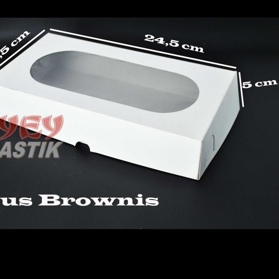 

➫ (Isi 10) Dus Brownies - Kotak Kue - Roti - Kardus Jajan - Box Makanan ⇛