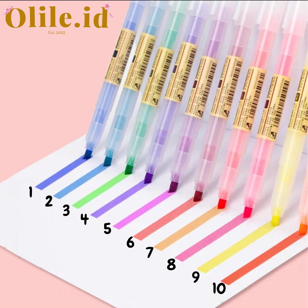 

Stabilo warna warni pulpen highlighter pastel