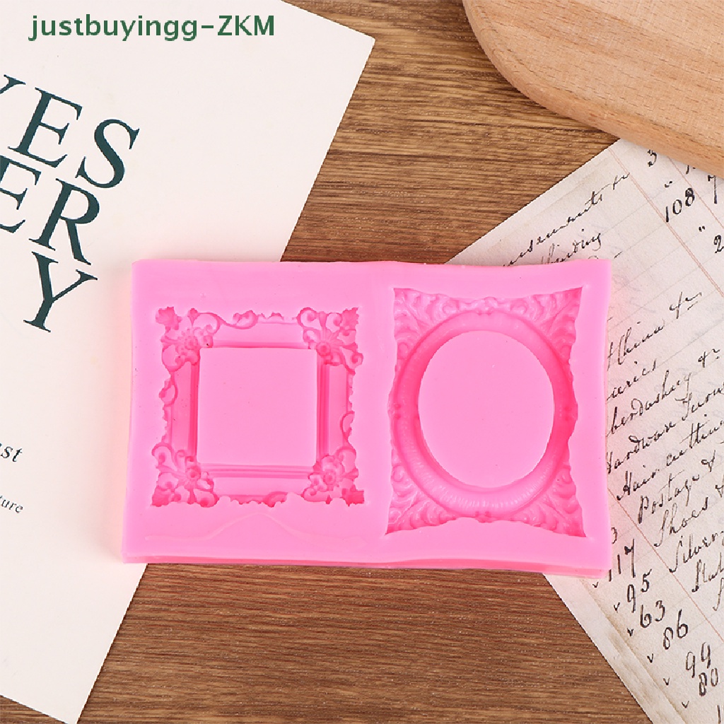 [Tinggal Belig] 1Pc Cetakan Fondant Renda Gulir Bingkai Foto Silikon Permen Kue Border Dekorasi [RICO]