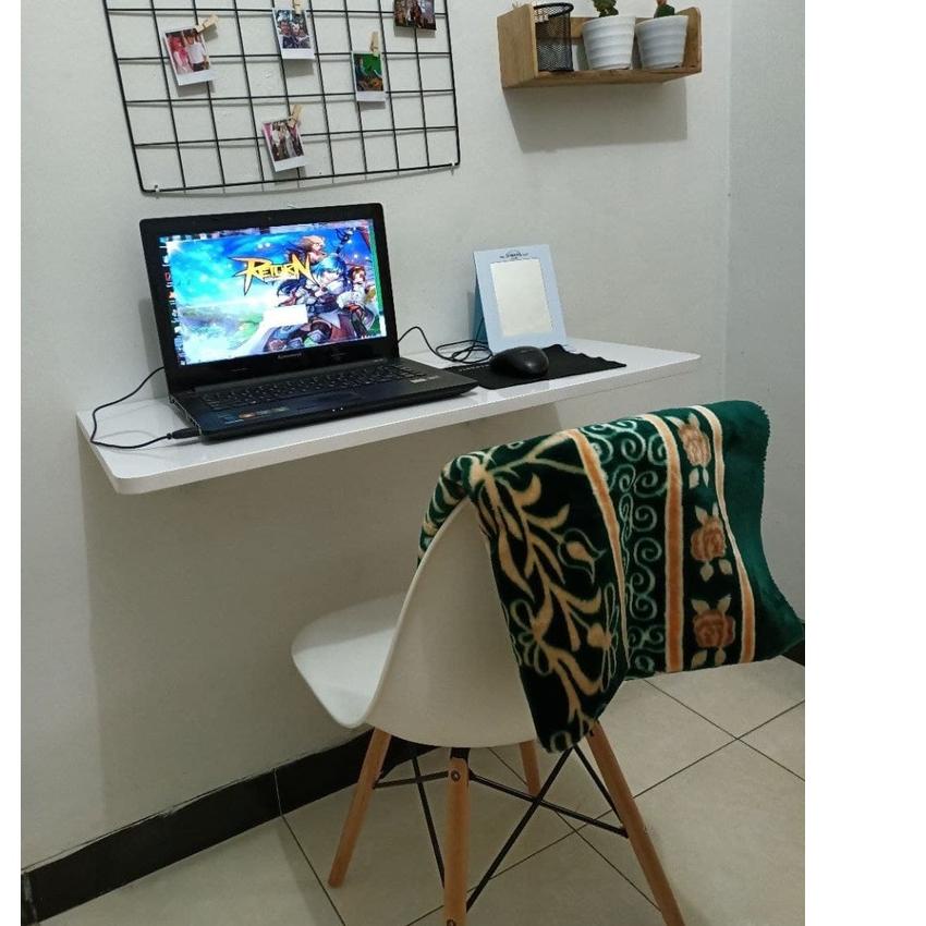 Baru Cipta Jaya - Meja Lipat Dinding Meja Laptop Meja Gantung Rak Belajar Tempel Minimalis Multifung