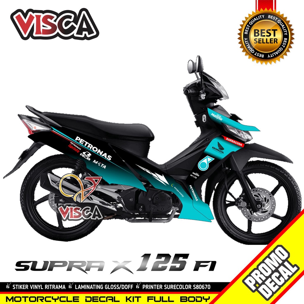 Stiker Supra X 125 Modif Keren Stiker Supra X 125 Fi Decal Supra X 125 Fi New Striping Supra X 125 V