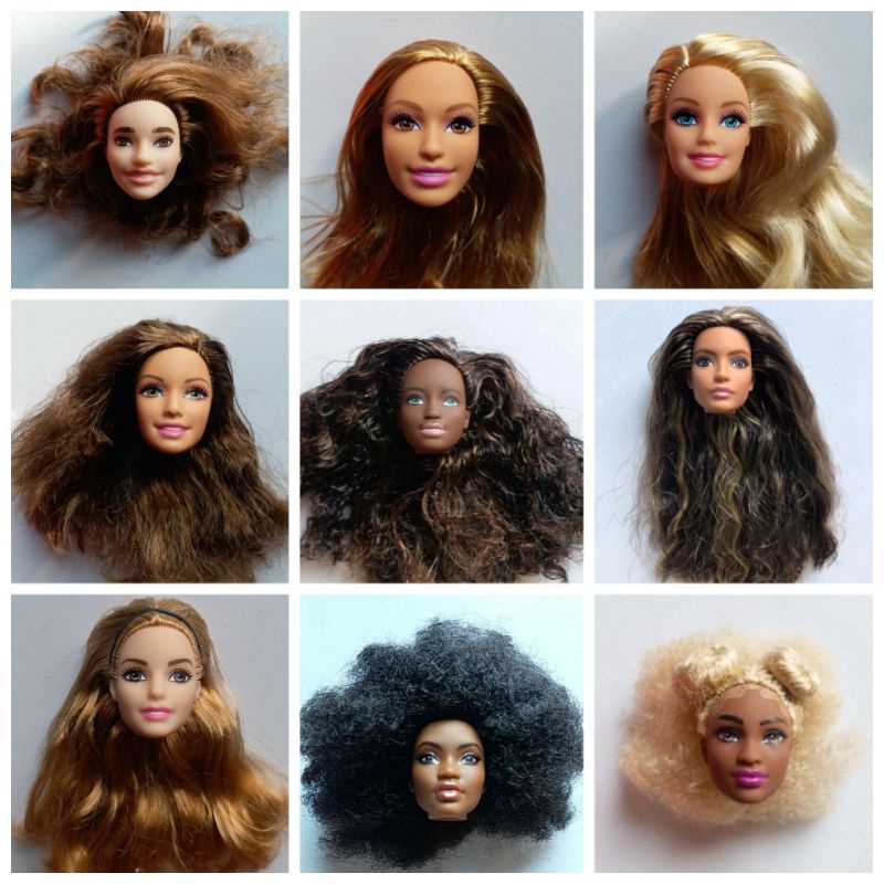 Barbie head Preloved original