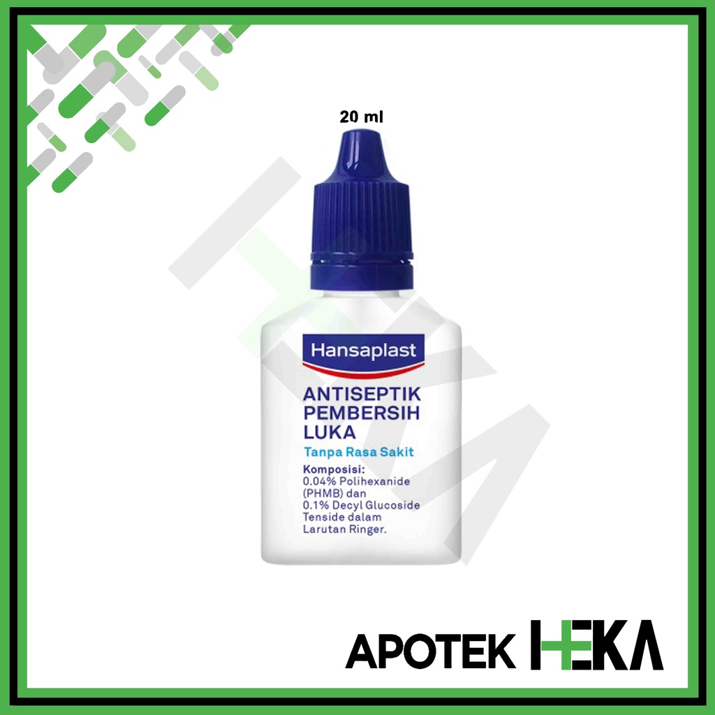 Hansaplast Antiseptik Pembersih Luka - Tetes 20 ml / Spray 40 ml (SEMARANG)