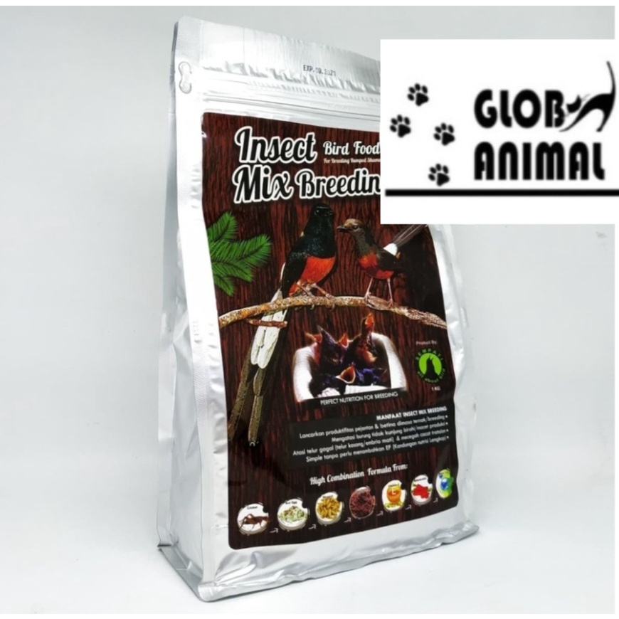 INSECT MIX BREEDING 1KG pakan makanan ternak murai batu serangga