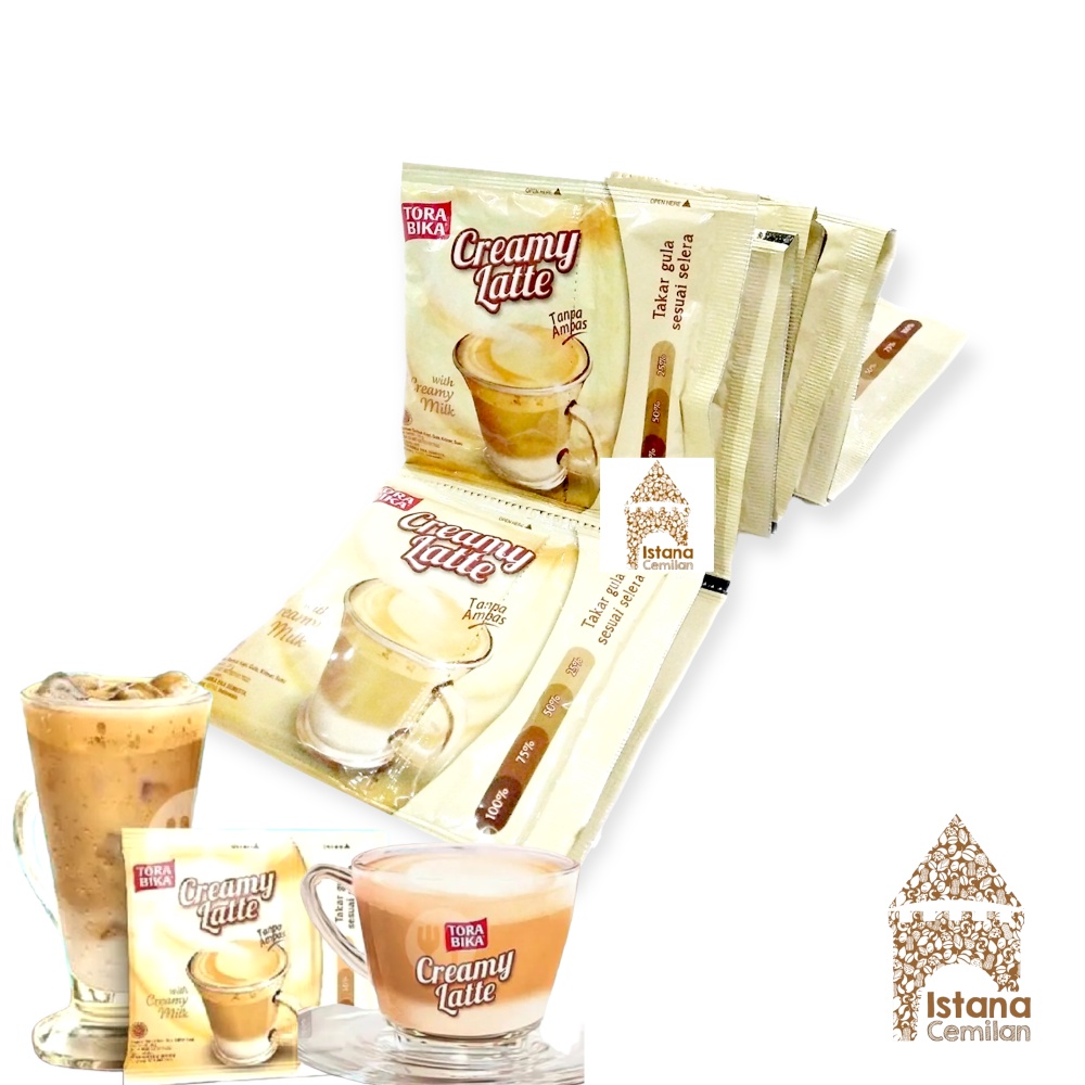 Tora Bika Creamy Latte Isi 10Pcs (Gula Terpisah). Torabika