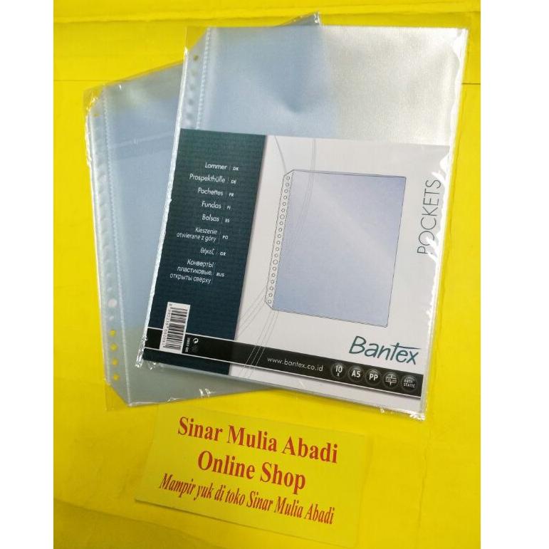 

(N-L8L)(♫♪) Kantong Pocket Binder Note Varian A5 dan B5 Plastik Loose Leaf / pak isi 10 lembar banyak diminati