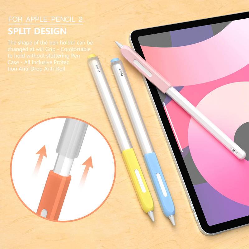 Untuk Apple Ipad Pensil 1case Pelindung Tablet Touch Pen Silikon Lembut Pelindung Tip Cover Layar Stylus Anti Gores Nib Case