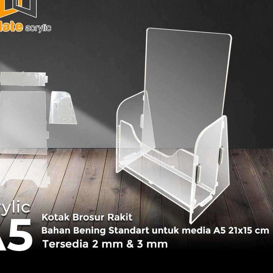

Dapatkan Segera AKRILIK TEMPAT BROSUR / RAK / BOX A5 - MODEL RAKIT++