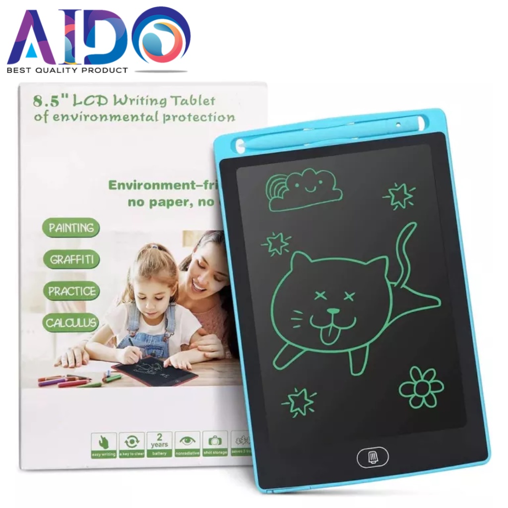 LCD Writing Tablet 8.5 Inch | Drawing Pad | Papan Tulis Anak Dan Dewasa