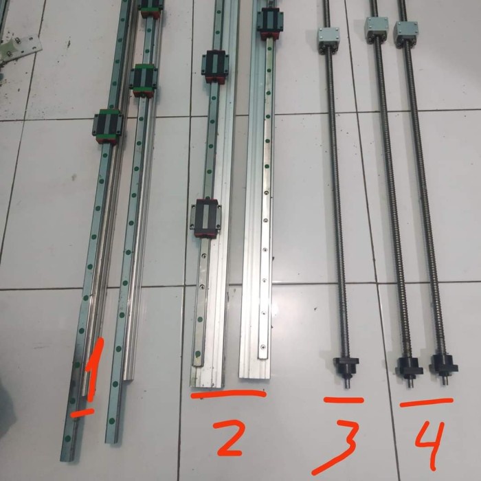 Jual Encoder Rail Linear Motion Guide Hgr20 Ballscrew Sfu 1605 Kit