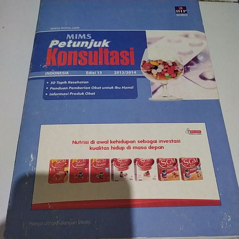 (Bekas) MIMS Petunjuk Konsultasi Edisi 13 2013/2014