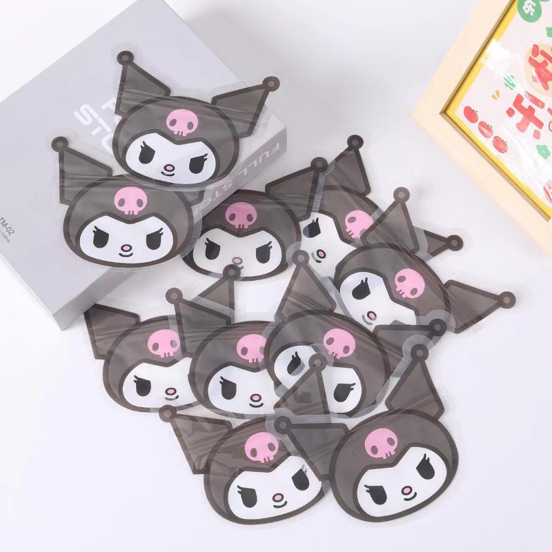 5pcs/set Kreatif Kartun Bentuk Hewan Peliharaan PVC Snack Sealing Bag/Bening Tahan Air Biskuit Permen Packing Kantong/Rumah Multifungsi Penyimpanan Perhiasan Kantong
