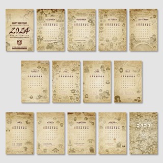 Jual Aho Kid Original | 2023 Wall Calendar - One Piece Timeline Map ...