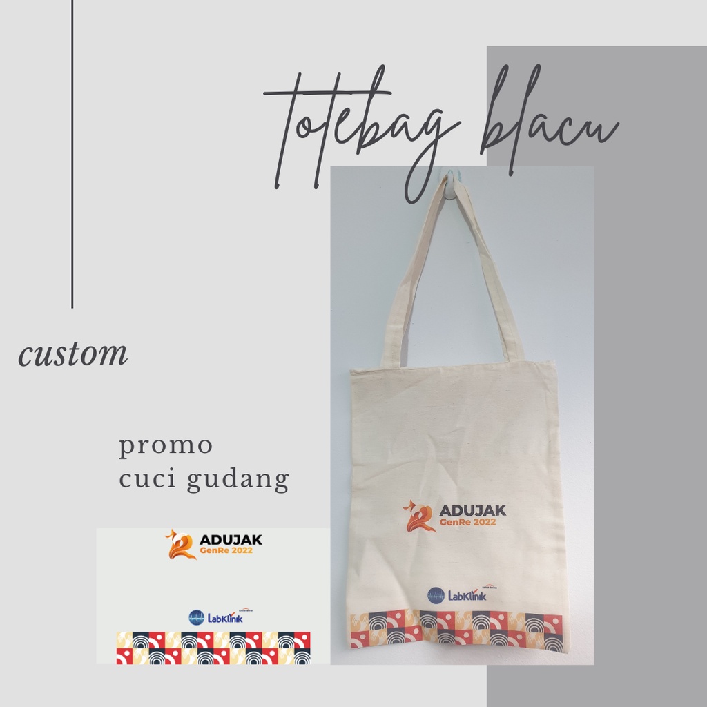 PROMO CUCI GUDANG TOTEBAG CUSTOM