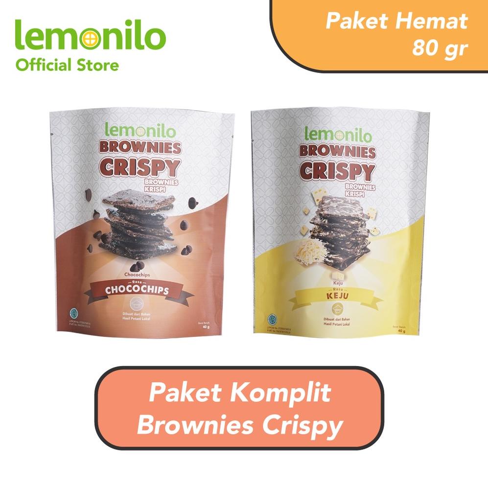 

✔✔ 2 Pcs Lemonilo Paket Komplit Brownies Crispy 40g