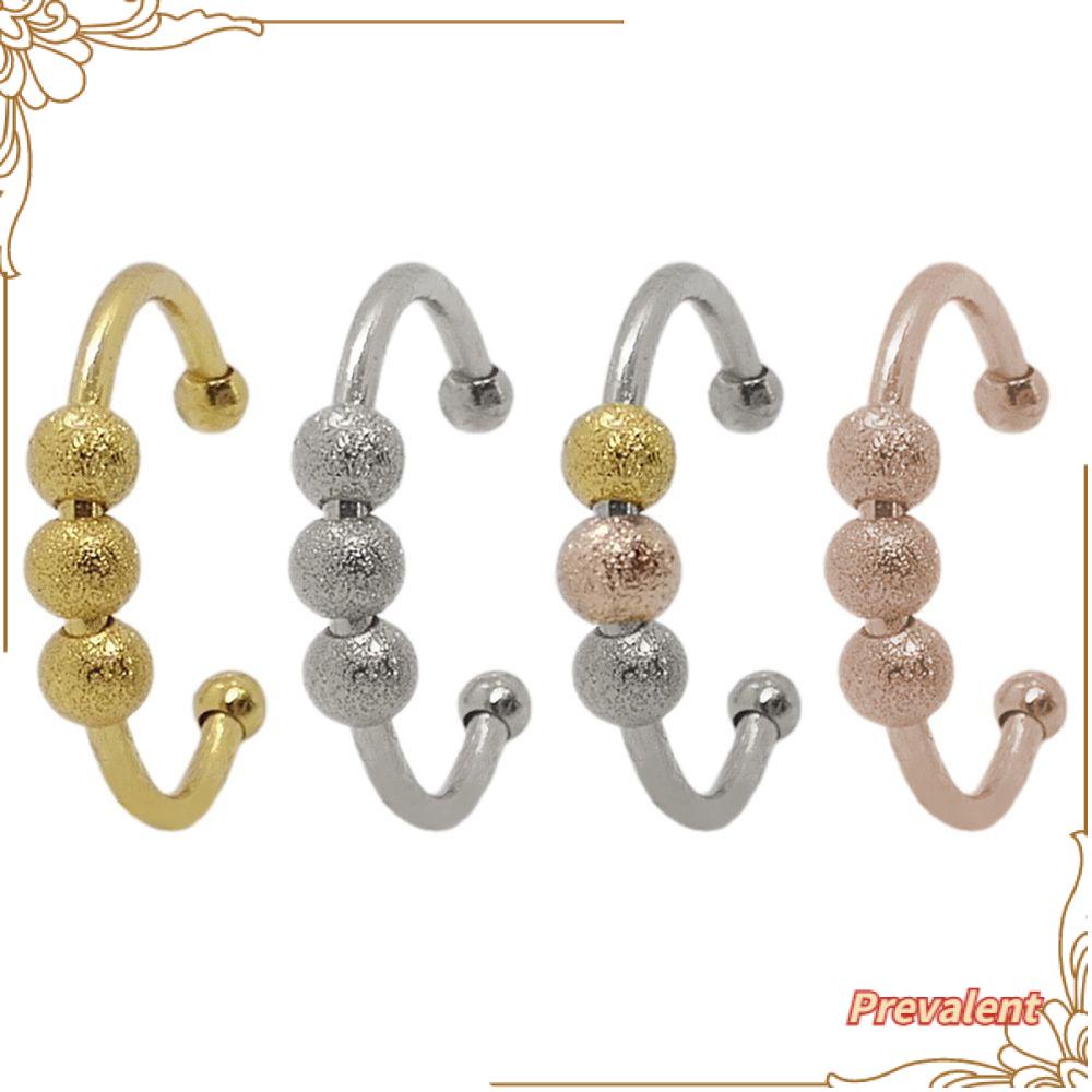 Preva Anxiety Ring Adjustable Meditasi Gadis Wanita Pereda Gelisah Worry Beads