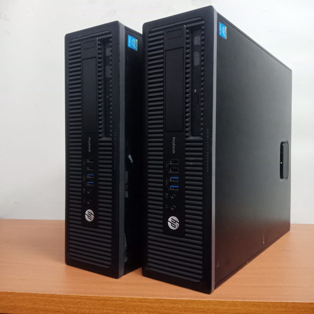 Pc cpu komputer hp destop/mini PC HP elitedesk  800/600 G1 sff/ CORE i7-4770-3.40ghz gen4/8gb/500gb/dvd r, wins 10 pro siap pakei