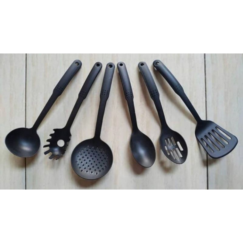 GOS  -E201- Spatula 6 in 1 / Peralatan Masak Spatula 6pcs / Spatula 6 pcs Anti Panas