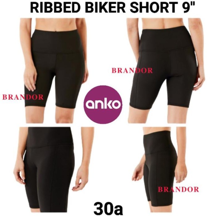 Diskon Ansh30 - High Waist Biker Shorts Pants 7" By Anko