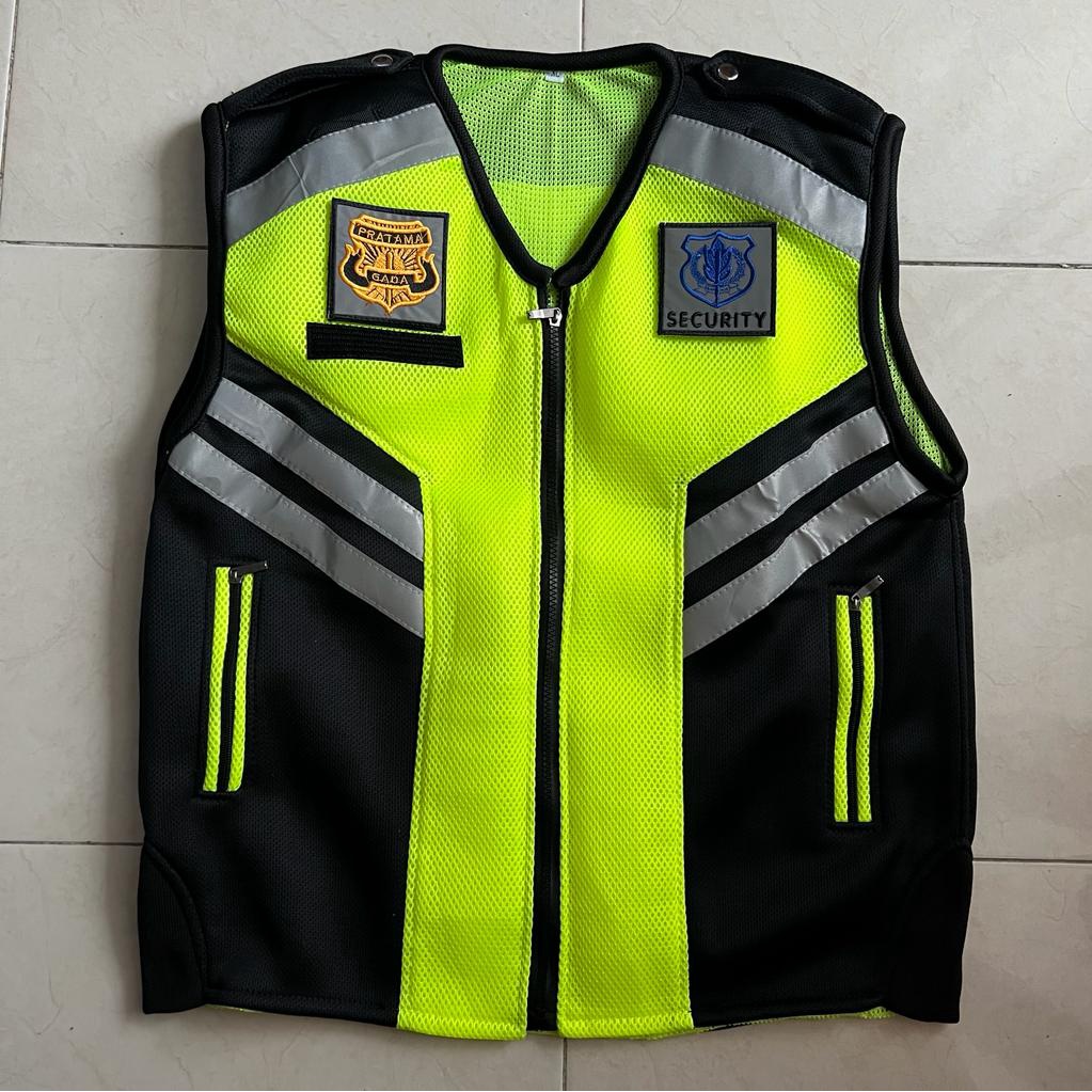 SKD Rompi Security Terbaru |  Rompi Satpam Terbaru | Rompi Security Tebal | Bahan  Double Mesh | Bisa COD BAHAN DOUBLE MESS