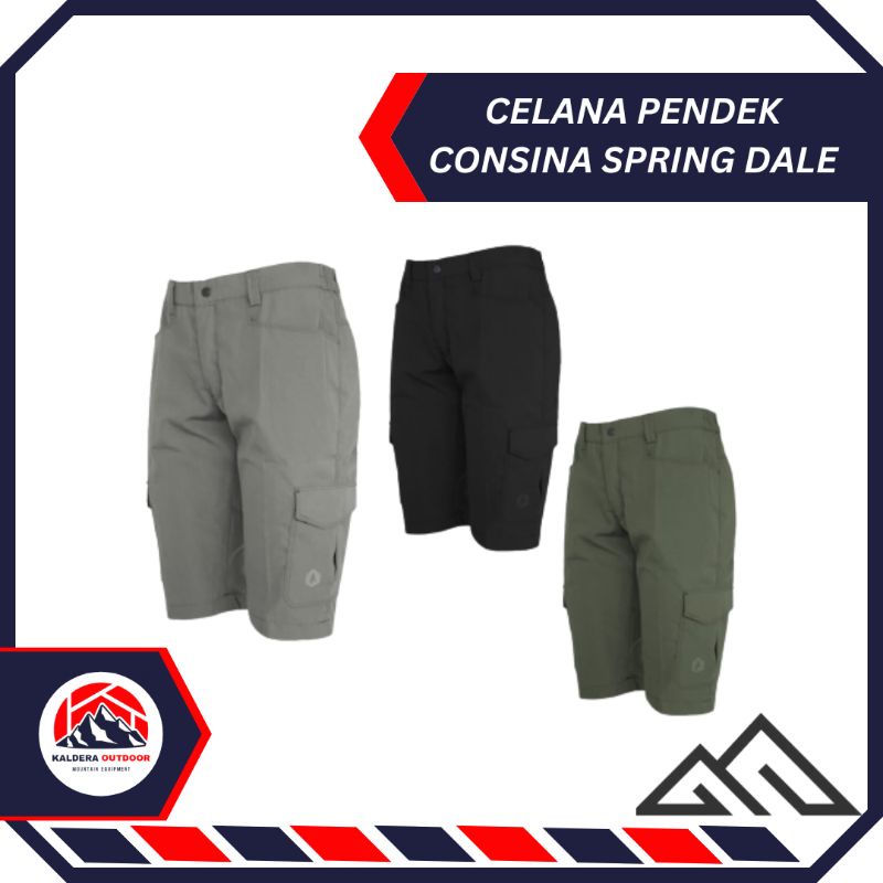 Consina Spring Dale Celana Pendek Pria Wanita Outdoor Gunung Camping Traveling