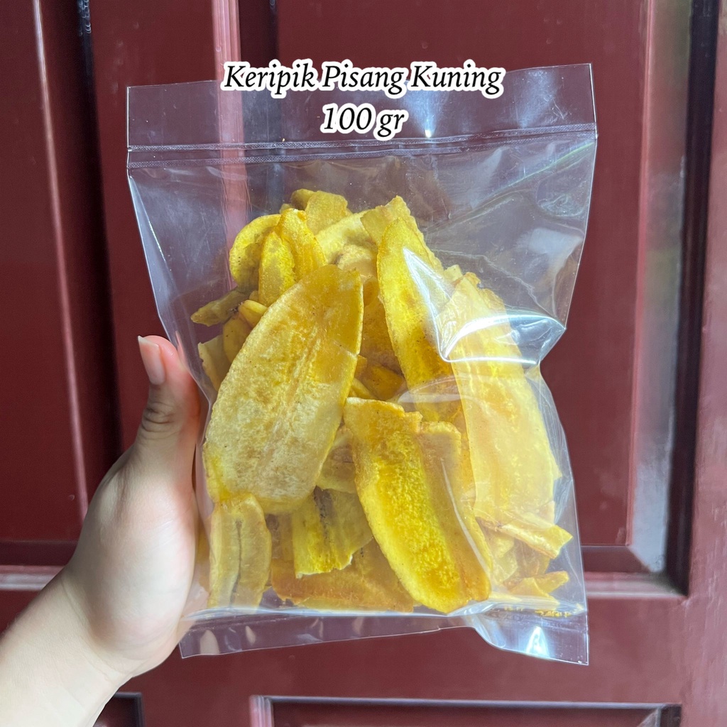 

100 GRAM KERIPIK PISANG ASIN KUNING | KERIPIK PISANG KUNING KERIPIK PISANG ORIGINAL KERIPIK PISANG ORI KERIPIK PISANG KUNING BANANA CHIPS SNACKY MEDAN OLEH-OLEH KHAS MEDAN CEMILAN MEDAN