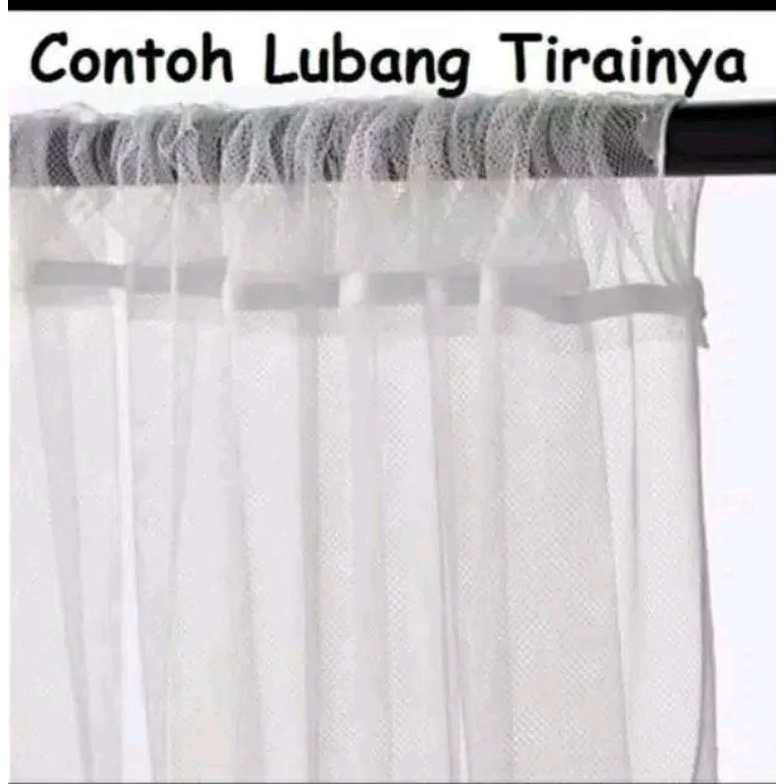 VITRASE PUTIH POLOS MODEL SERUT