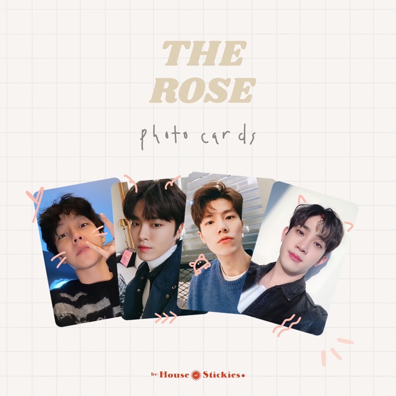 THE ROSE Unofficial Photocard Fanmade (Bf selca edition)