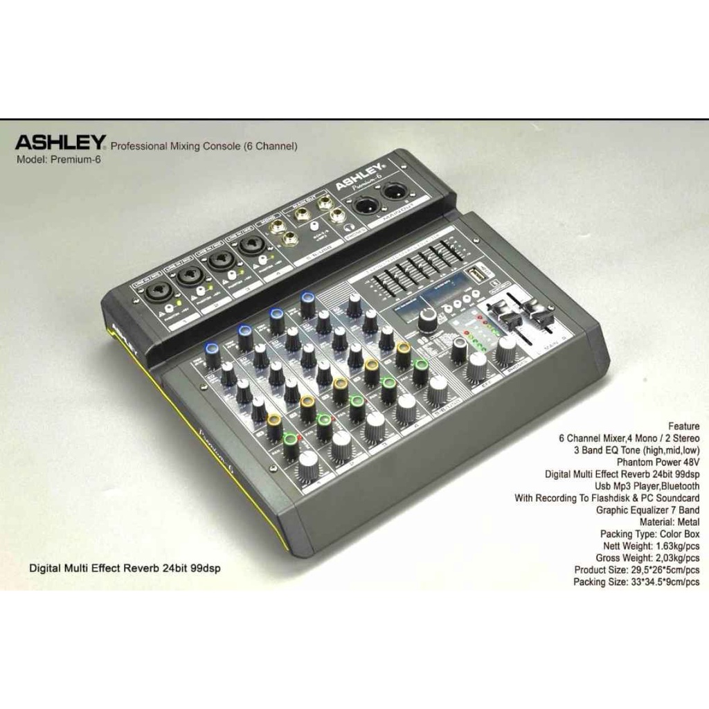 mixer ashley premium 6 mixer 6 chanel
