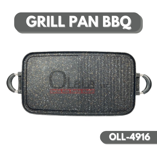 MULTI FRILL PAN ALAT PANGGANGAN BBQ GRILL PAN MULTIFUNGSI TM-CH4916