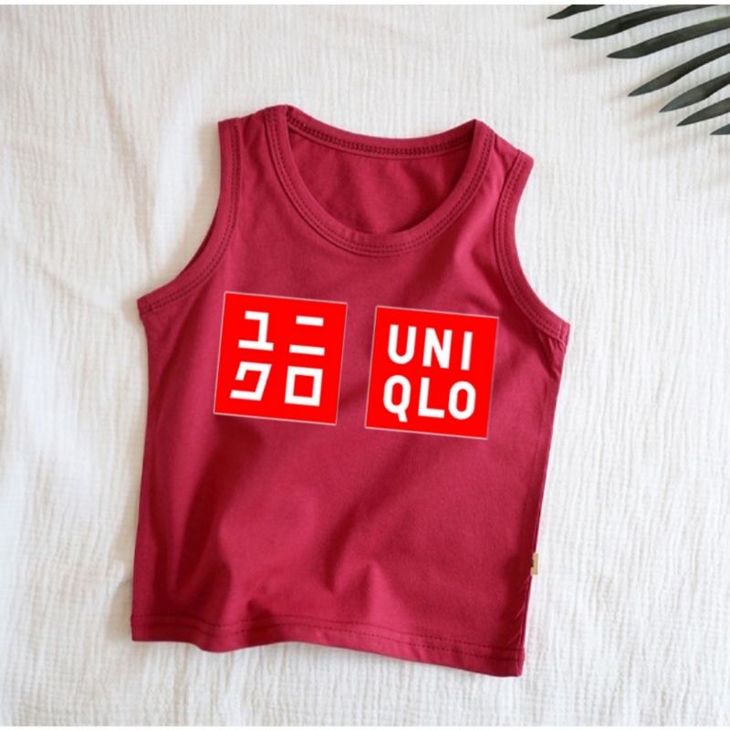 Singlet Anak Laki dan Perempuan Red Unicl0 Kaos Singlet Anak Umur 2 sampai 10 Tahun Tanktop Anak Baju Anak Kaos Dalam Anak Anak