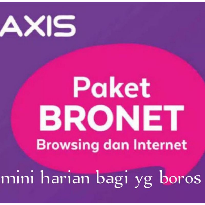 AXIS DATA BRONET MINI...SNIPER KUOTA...