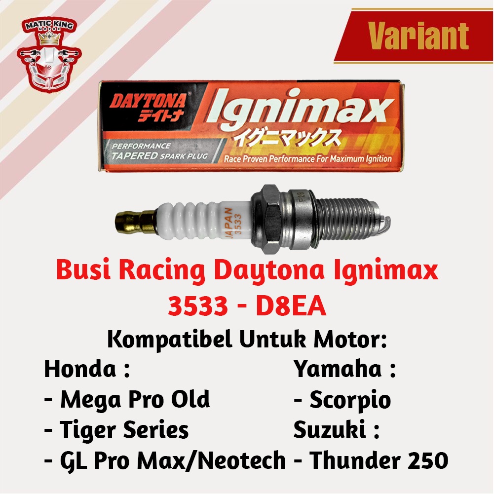 Busi Racing Vario Satria FU Vixion Old New Ninja 250 Fi Karbu Jupiter MX Thunder 125 PCX ADV R15 R25 150 DAYTONA IGNIMAX 3392