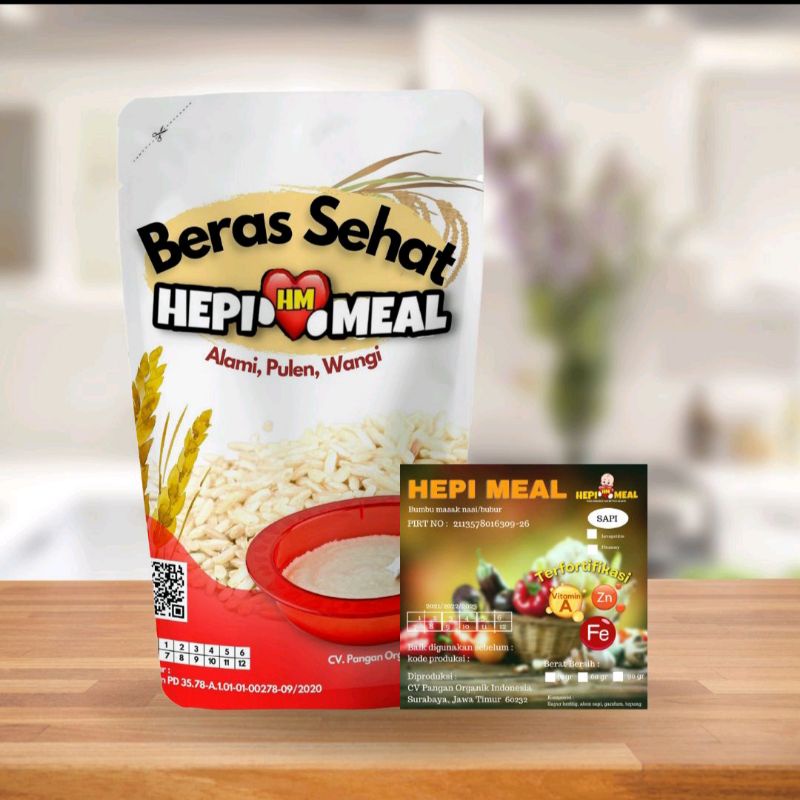 HEPI MEAL BUBUR BAYI ORGANIK WEIGHTLY (MENAMBAH BERAT BADAN)