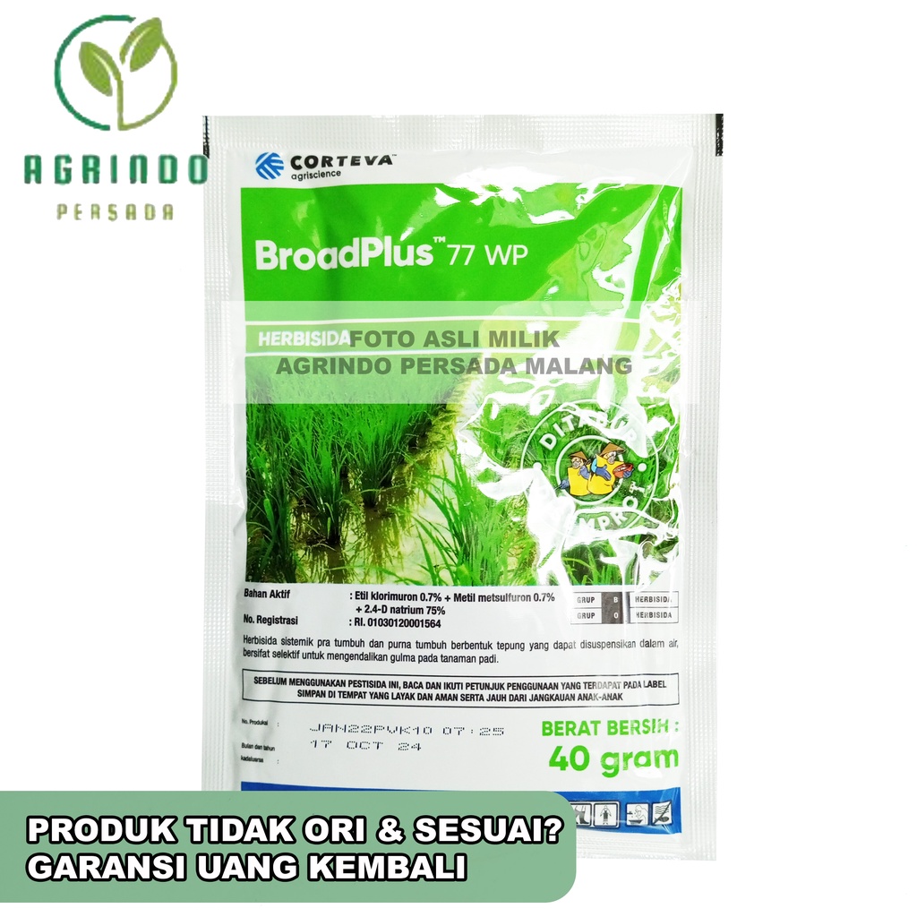 Herbisida Broadplus 77WP 40 gram | Broadplus 40 gram Pengganti Ally Plus