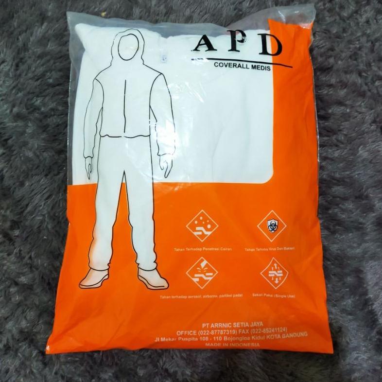 COVERALL MEDIS BAJU APD COVID / BAJU MEDIS LENGKAP / APD DOKTER GIGI / APD HAZMAT